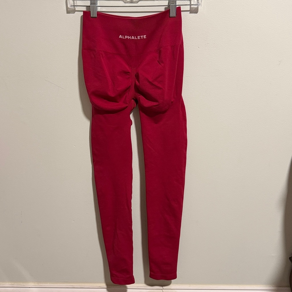 Alphalete Red Leggings - Picture 3 of 5